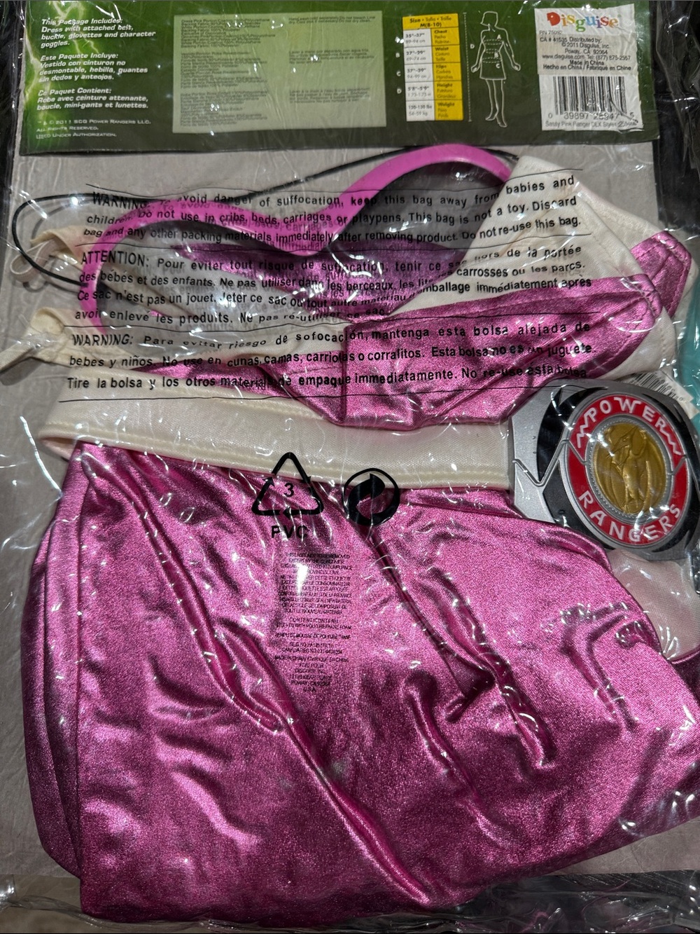 Pink Ranger Costume - Pink - Picture 2 of 2